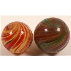 Marbles / Onion Skins / 2 Items.    (108071)