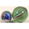 Image 1 : Marbles/ Solid Core  & Double Ribbon Core/ 2 Items..   (108059)