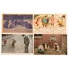Image 2 : Marbles / Post Cards, and Statue / 2 Items.   (106258)