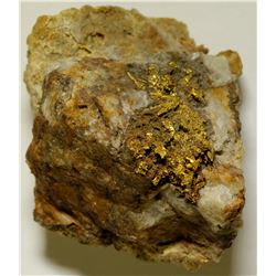 Wire Gold in Quartz   (108017)