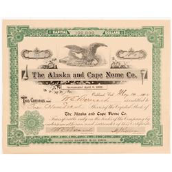 Alaska and Cape Nome Co.   (106639)