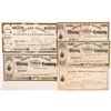 Image 1 : Sierra & Nevada County Mining Stock Certificates   (104365)