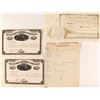 Image 1 : New York & Boston Gold Mining Co. Proof Stock Certificates, Nevada County, CA   (58546)