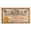 Image 1 : Red Ledge Quartz Mining Company Stock Certificate   (107247)