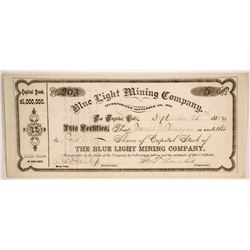 Blue Light Mining Company Stock   (86172)