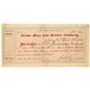 Image 1 : Eliza Mill & Mining Company Stock Certificate   (104412)