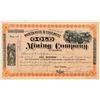 Image 1 : North Hite & Yosemite Gold Mining Co. Stock Certificate   (107103)