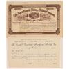 Image 1 : Two Different Aspen Mining Stock Certificates   (107192)