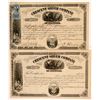 Image 1 : Crescent Silver Mining Company Stock Certificates   (104472)