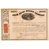Image 1 : Peck Gold Mining Company Stock Certificate   (104346)