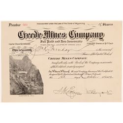 Creede Mines Co. Stock   (106614)