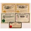 Image 1 : Five Cripple Creek Mining Stocks w/ Town Names   (107180)