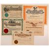 Image 1 : Five Different Cripple Creek Mining Stock Certificates   (104204)