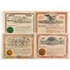 Image 1 : Four Different Cripple Creek Mining Stock Certificates   (107177)