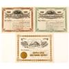 Image 1 : Three Different Bull Hill Mining Stock Certificates, Cripple Creek, CO   (59095)