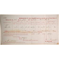Gold Bullion Deposit Receipt   (89362)