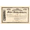 Image 1 : Micawber Silver Mining Company Stock Certificate   (104448)