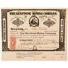 Image 1 : Keystone Mining Company of Colorado Stock Certificate   (104345)