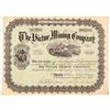 Image 1 : Victor Mining Company of Colorado Stock Certificate   (104389)