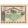 Image 1 : United Silver Mining Company Stock Certificate   (104327)