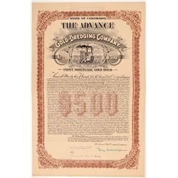 Advance Gold Dredging Co Bond   (108093)