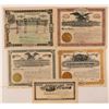 Image 1 : Five 1890s Colorado Mining Stock with Unknown Locations   (107325)