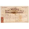 Image 1 : Rocky Mountain Gold MC of Colorado   (106625)