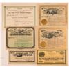 Image 1 : Six 1890s Colorado Mining Stocks w/ Unknown Locations   (107326)