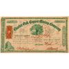 Image 1 : Charter Oak Copper Mining Company Stock   (104005)