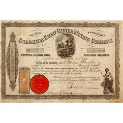 Columbia Gold and Silver Mining Stock   (72050)