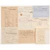 Image 1 : Mining Bill Heads / 9 pieces   (105021)