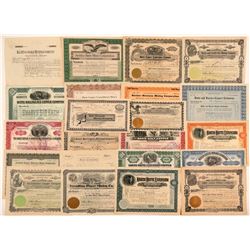 22 "Butte" Mining Stock Certificates   (107109)
