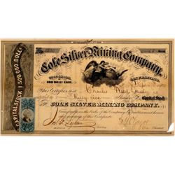 Cole Silver Mining Company Stock   (104004)