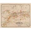 Image 2 : Parkinson's Pocket Map of the Comstock Lode & Washoe Mining Claims (GT Brown Lith.)   (107348)