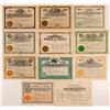 Image 1 : Eleven Different Goldfield, Nevada Mining Stock Certificates   (107088)