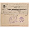 Image 2 : Goldfield Con Mines Brass Fire Nozzle with Original Invoice   (106363)