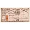 Image 1 : Eclipse Tunnel Company Stock Certificate   (104378)