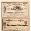 Image 1 : Two Humboldt County, Nevada Mining Stock Certificates   (104442)