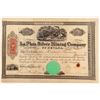 Image 1 : La Plata Mining Company of Nevada Stock Certificate    (107064)