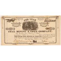 Utah Coal Mining & Coke Company Stock Certificate   (107200)