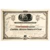 Image 1 : Empire Mining Company of Utah Stock   (88134)