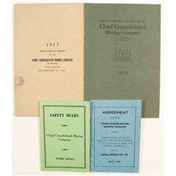 Chief Con. Mining Co. Booklets (7)   (86456)