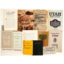 Utah Mining Booklets (13)   (86452)