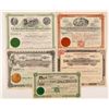 Image 1 : Five Different Washington Mining Stock Certificates   (104382)