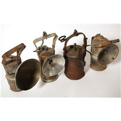 3 Different Justrites Plus 1 Other Lamp   (100037)