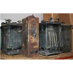 Exide Glass Batteries, c1920s   (108020)