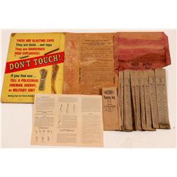 Explosives Tamping Bags and More   (106413)