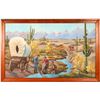 Image 1 : Sluicing Miners Painting by C. Zelinski   (91513)