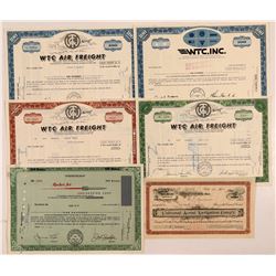 California Aviation Companies Stock Certificates   (107350)
