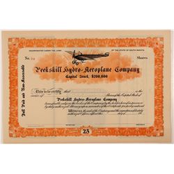 Peekskill Hydro-aeroplane Company Stock Certificate   (107363)